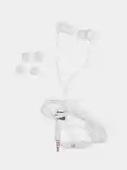 Белый наушники проводные с микрофоном GFPower S01