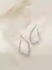 Серебряный женские серьги в стиле "Геометрия"