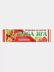 Жевательная конфета БАБА ЯГА, клубника, шоу-бокс, 48 штук