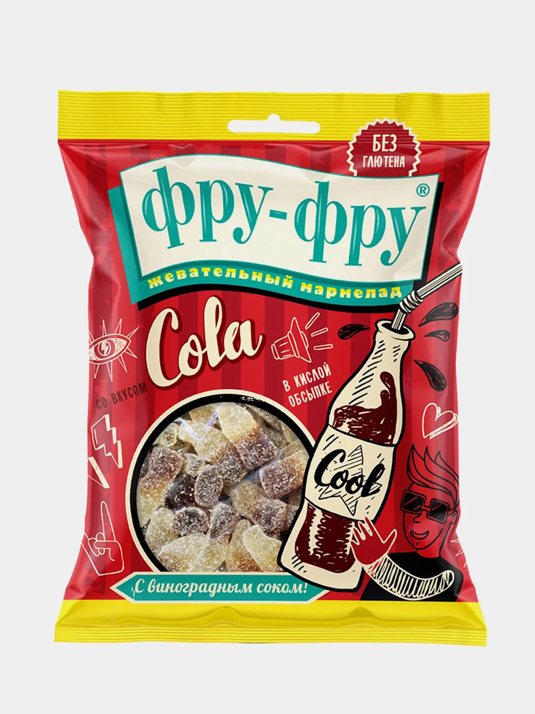 Жевательный мармелад Фру-Фру "Кола", 80 г