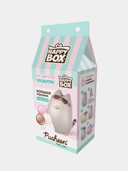Карамель на палочке HAPPY BOX PUSHEEN, с фигуркой, 30 г