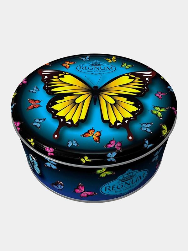 Печенье сдобное REGNUM Бабочки, с сахарной обсыпкой, 150 г