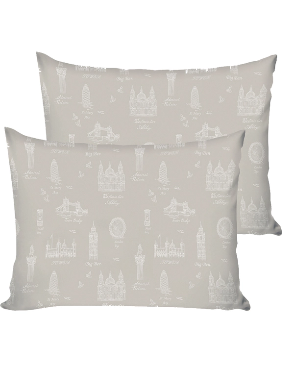 Наволочка комплект 2шт Milky Garden "Foggy Albion" сатин 40х60 см, 50х70 см, 70х70 см