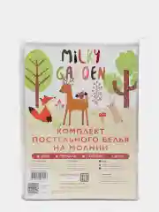Постельное белье Milky Garden "Foggy Albion", евро, сатин, простынь классическая,240х215см