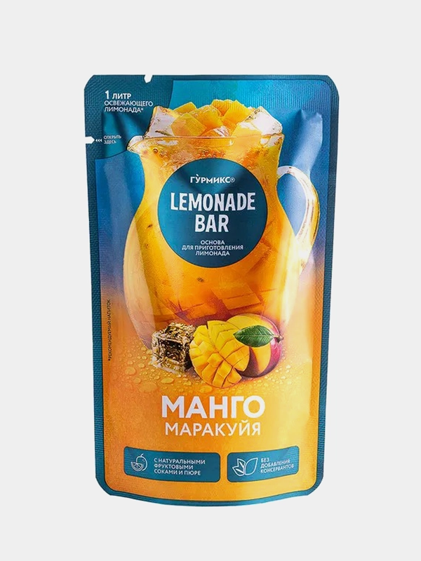 Основа для лимонада Гурмикс Манго и маракуйя, 150 г