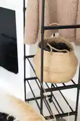 Черный вешалка напольная 2 яруса