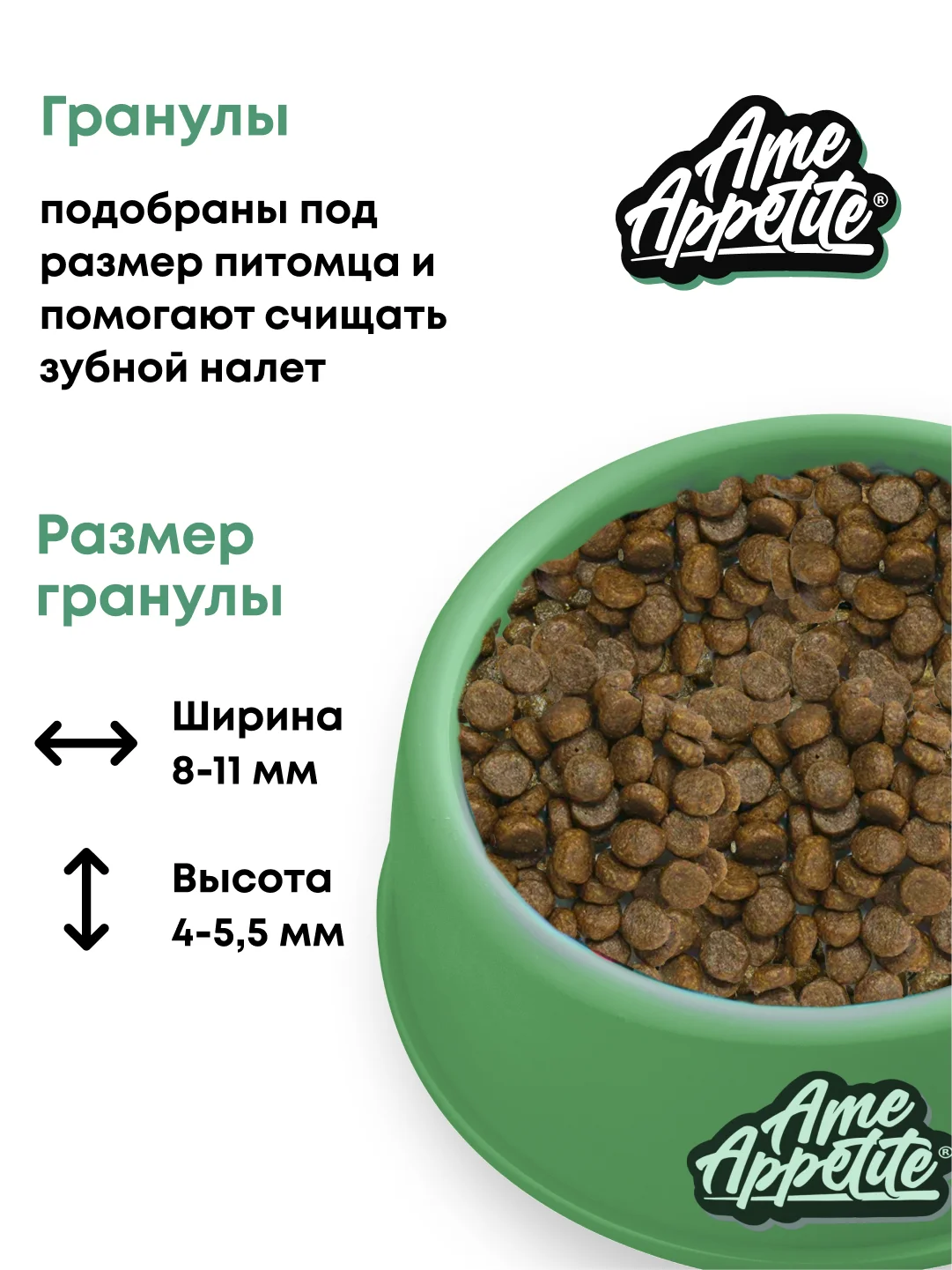 AmeAppetite сухой полнорационный корм с индейкой для взрослых кошек от 1 года