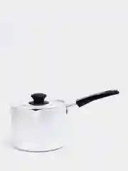 Кастрюля 0,75л, алюминиевый ковш с пластиковой ручкой, с крышкой, Калитва