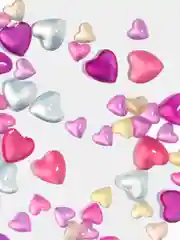 Бронзовый объемные фигурки для маникюра / Стразы для 3D дизайна ногтей