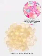 Бронзовый объемные фигурки для маникюра / Стразы для 3D дизайна ногтей