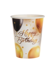 Набор стаканов бумажных Happy birthday!, 6 штук