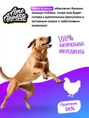 AmeAppetite сухой полнорационный корм с курицей для взрослых собак всех пород от 1 года