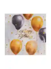 Набор салфеток бумажных, 12 штук Happy birthday! 33x33 см
