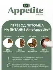 AmeAppetite Advanced сухой корм с ягненком, индейкой, рыбой и яблоком для щенков