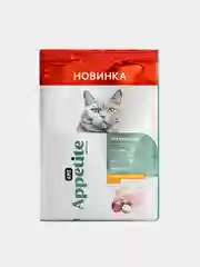 AmeAppetite Advanced сухой корм с курицей и яблоками для взрослых кошек от 1 года