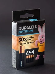 Батарейки DURACELL OPTIMUM OP1500 AA LR6 1.5В алкалиновые, пальчиковые АА