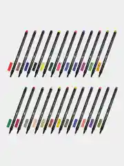 Линеры Brauberg Art Classic, 144148, капиллярные ручки цветные, набор 24 цв для рисования