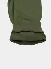 Зелёный хаки брюки, тонкие, с принтом
