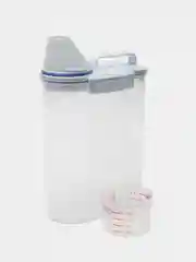 Прозрачный ёмкость, контейнер для сыпучих продуктов 2.5 л ( 1 шт)