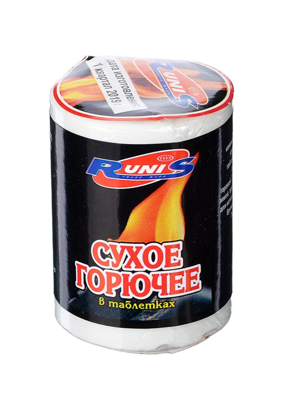 Горючее сухое 80 грамм, в таблетках