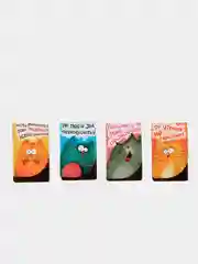 Желтый магнитные закладки для книг и учебников, набор закладок "Любимые герои"