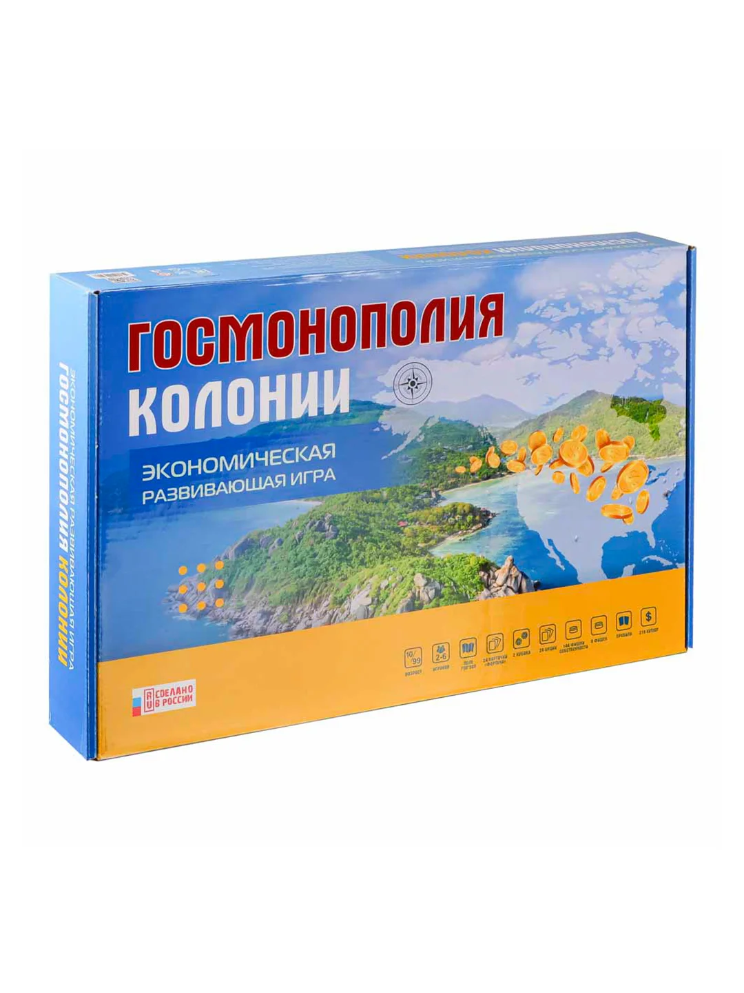 Экономическая игра для всей семьи, Госмонополия, 37x26x5 см