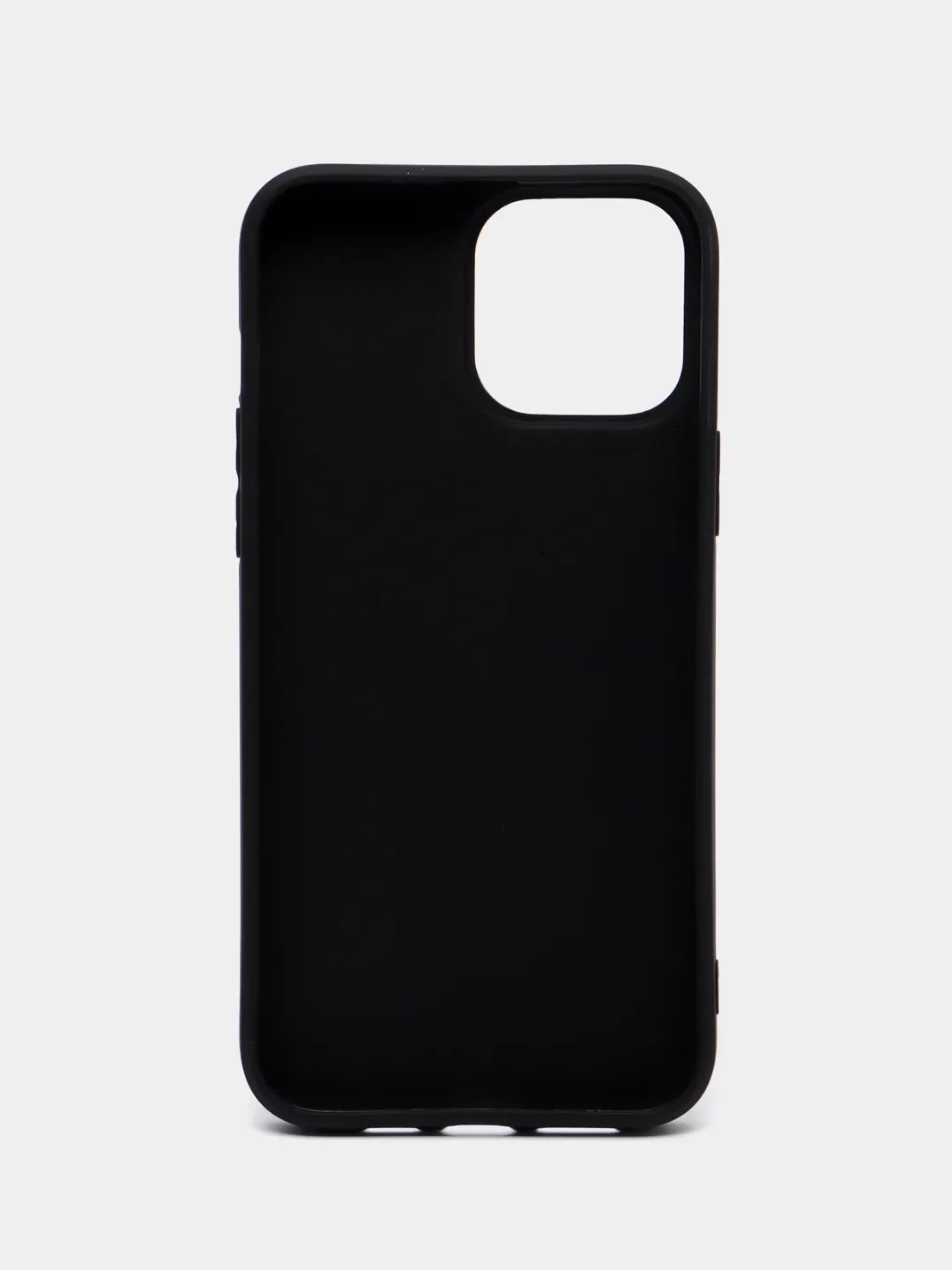 Черный чехол на iPhone (Айфон) 11, 13, 12, 14, Pro, Max, Plus, силиконовый