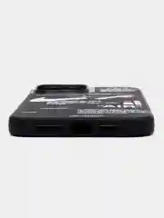 Черный чехол на iPhone (Айфон) 11, 13, 12, 14, Pro, Max, Plus, силиконовый