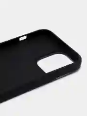 Черный чехол на iPhone (Айфон) 11, 13, 12, 14, Pro, Max, Plus, силиконовый