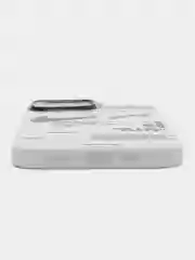 Белый чехол на iPhone (Айфон) 11, 13, 12, 14, Pro, Max, Plus, силиконовый