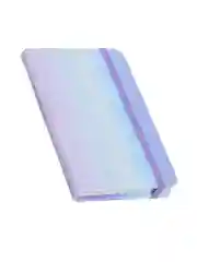 Записная книжка А6 80 л., твердая обложка, резинка, закладка, 4 дизайна