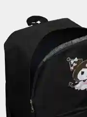 Черный рюкзак школьный с принтом Kuromi