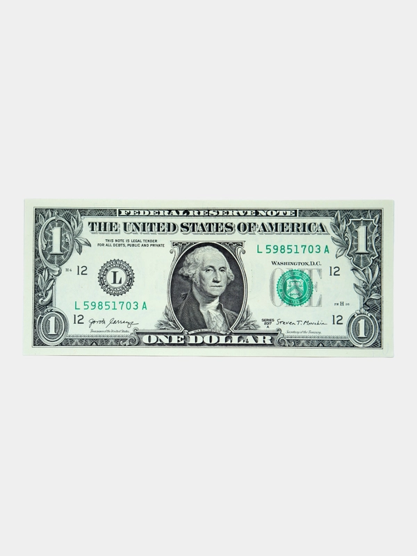 Купюра 1 Доллар США (USD) Подлинная Банкнота UNC