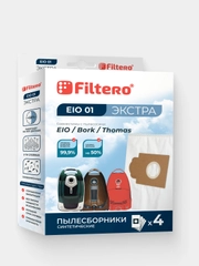 Мешки-пылесборники Filtero EIO 01 Экстра (тип V5D1) для пылесосов EIO, 4 штуки