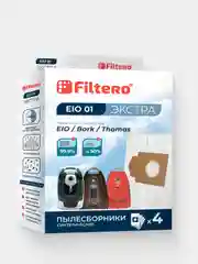 Мешки-пылесборники Filtero EIO 01 Экстра (тип V5D1) для пылесосов EIO, 4 штуки