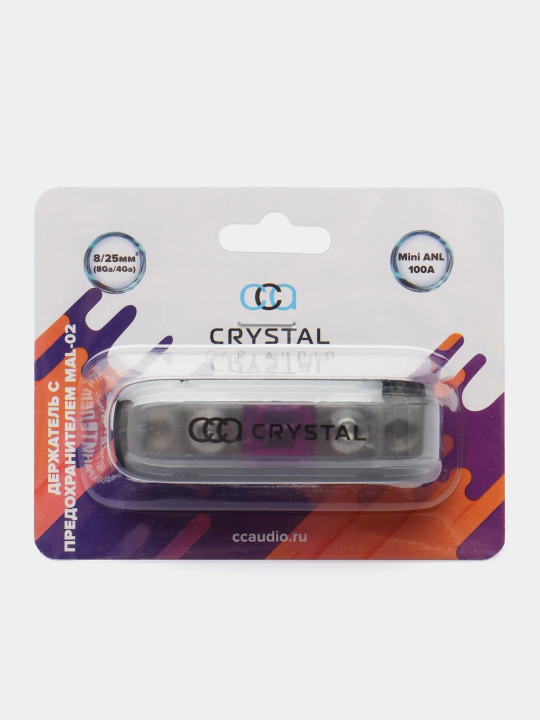 Предохранитель автомобильный CrystalCarAudio MAL-02 100А для автозвука