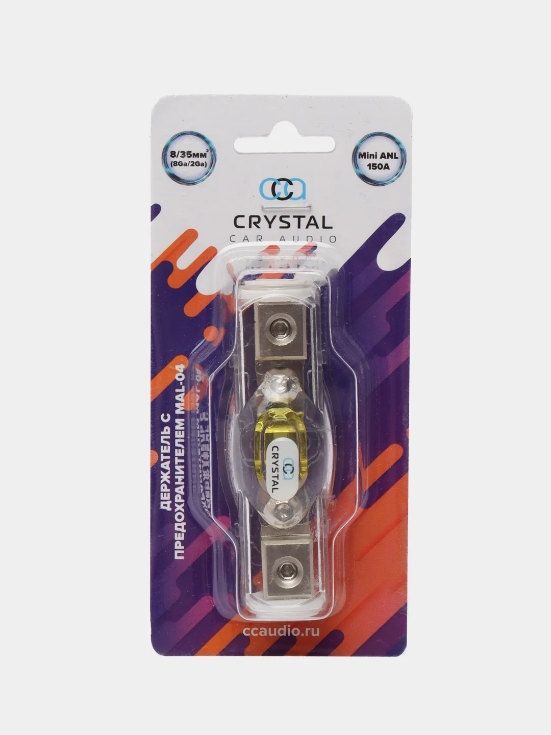 Предохранитель автомобильный CrystalCarAudio MAL-04 150А для автозвука