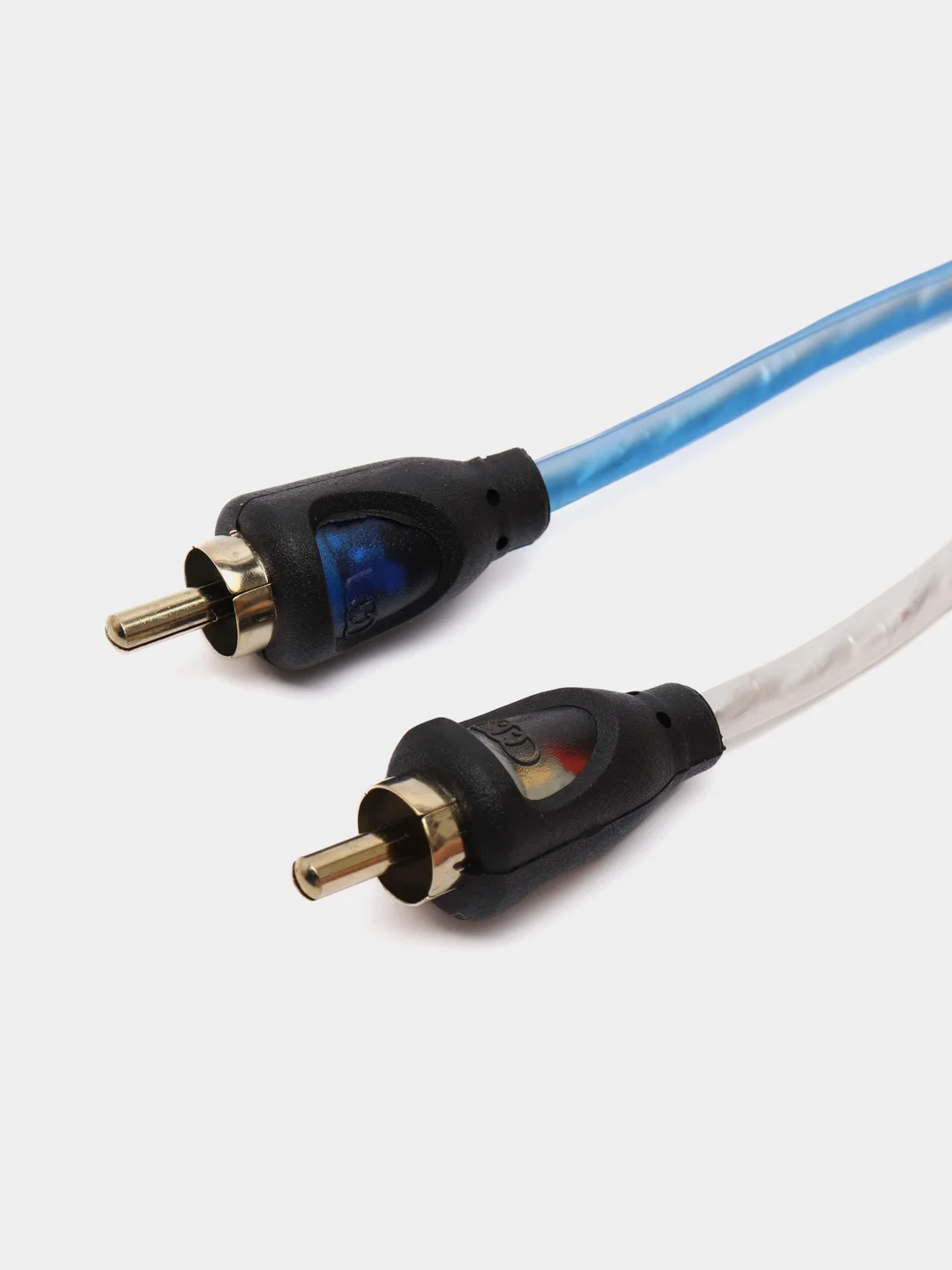 Провода для сабвуфера CrystalCarAudio BASE 2RCA 1 метр межблочные