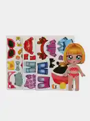 Магнитная игра Маленькая модница, в коробке