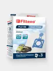 Мешки-пылесборники Filtero FLZ 06 Экстра для пылесосов Zelmer, 3 штуки