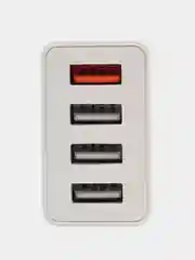 Блок питания, 4 входа USB, зарядник СЗУ 28,5W