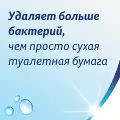 Влажная туалетная бумага Zewa Pure Без аромата, 80 штук