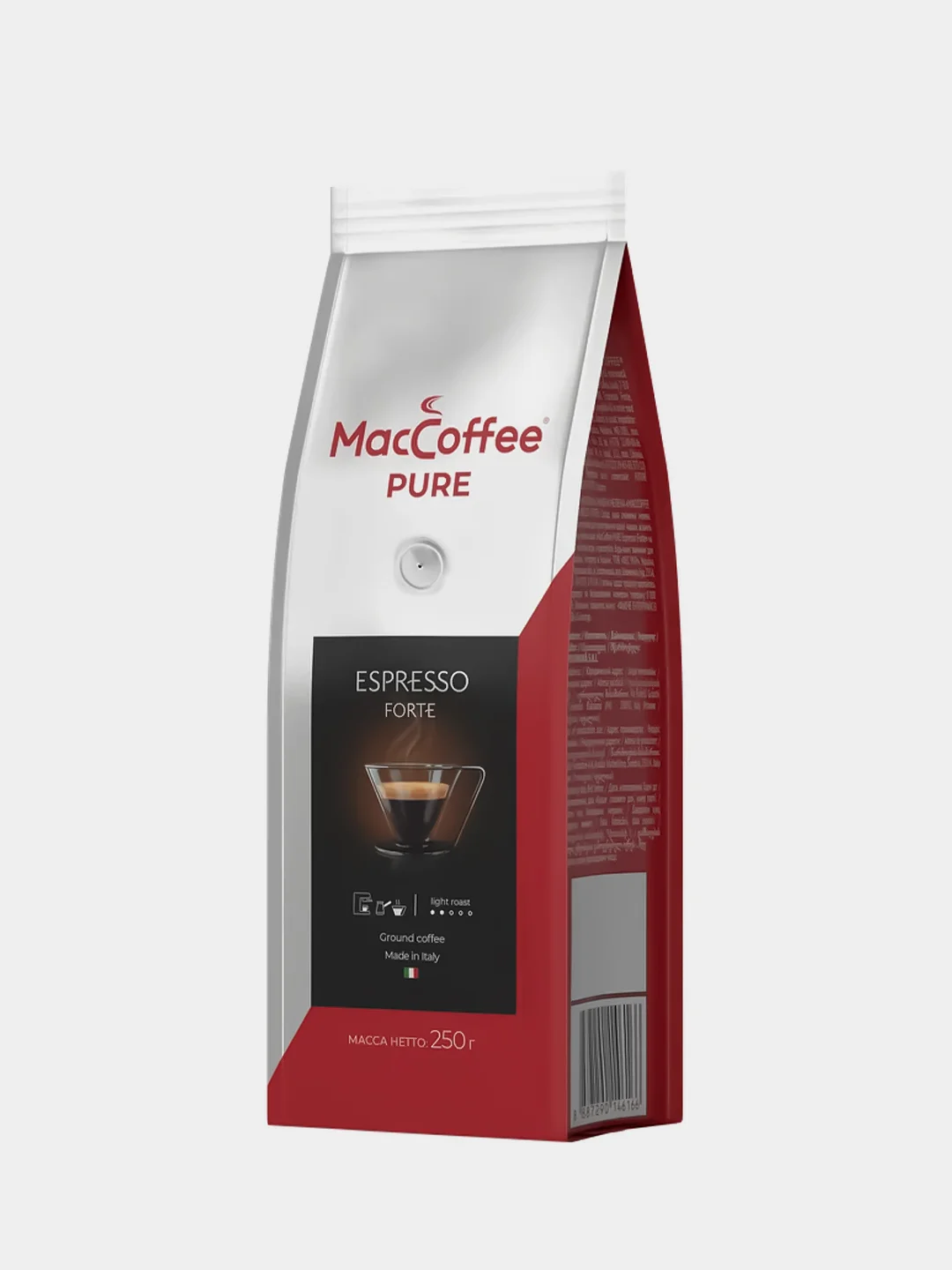 Кофе молотый MacCoffee PURE Espresso Forte, 250 г