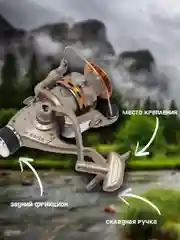 Алый катушка для спиннинга XS 30B, рыболовная, безынерционная, фидерная карповая