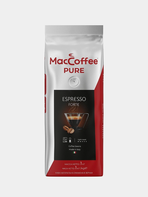 Кофе в зернах MacCoffee PURE Espresso Forte, 1 кг