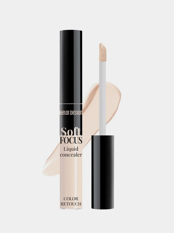 Консилер жидкий Belor Design Soft Focus, тон 102 светлый бежевый, 7 г