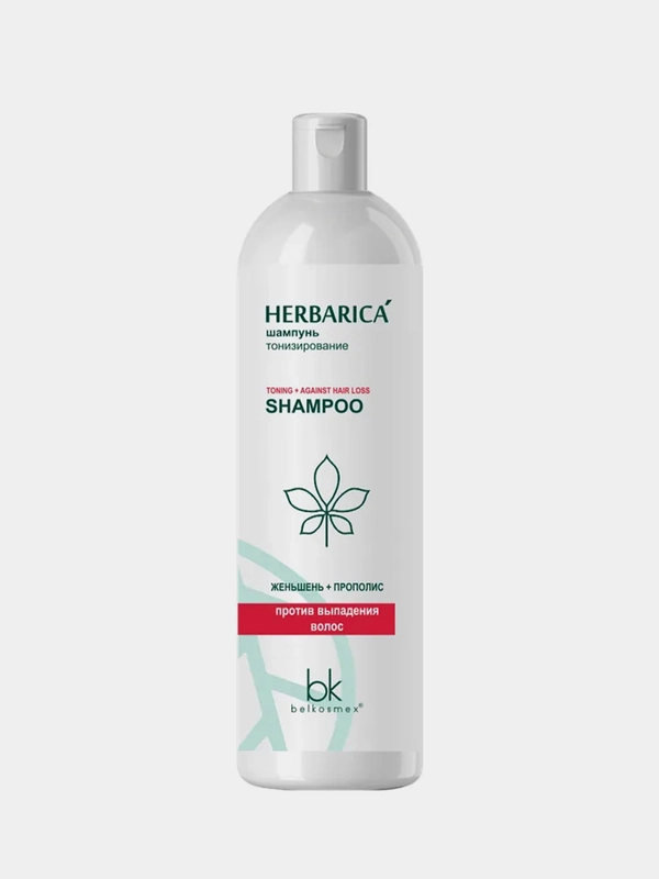 Шампунь BelKosmex Herbarica, тонизирующий, против выпадения волос, 400 г