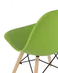 Зеленый стул для кухни обеденный DSW Style V, разборный фрейм (комплект 4 стула)