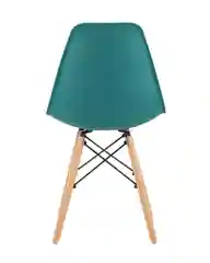 Тёмно-бирюзовый стул для кухни обеденный DSW Style V, разборный фрейм (комплект 4 стула)