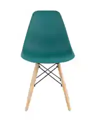 Тёмно-бирюзовый стул для кухни обеденный DSW Style V, разборный фрейм (комплект 4 стула)